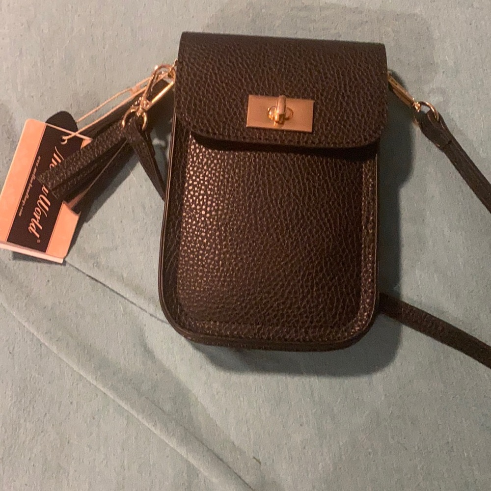 Purse with phone slot